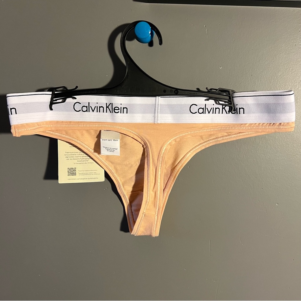 Orange Calvin Klein Thong - Picture 3 of 4